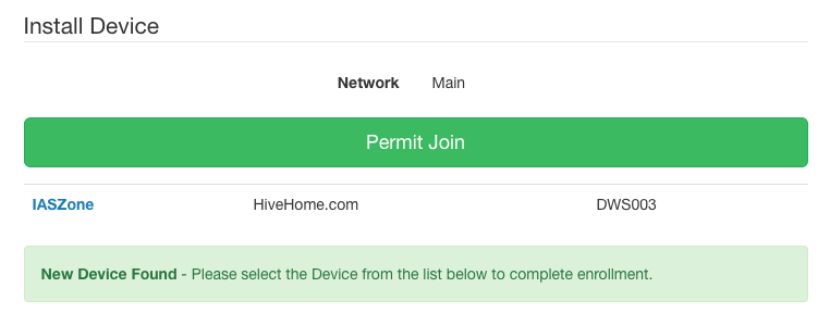 Discover Hive Door / Window Sensor i-r