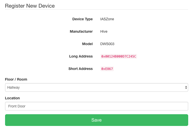 Discover Hive Door / Window Sensor i-r